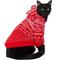 Show in main carousel: Frisco Snuggle Up Knit Dog & Cat Hoodie, Red DNU, Small slide 1 of 11