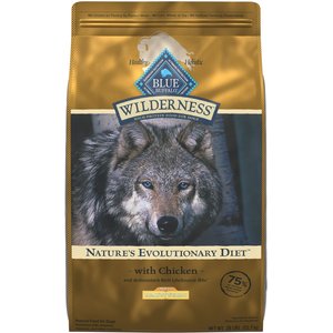 Blue Buffalo Wilderness Healthy Weight Adult High Protein Natural Chicken & Wholesome Grains Dry Dog Food, 28-lb bag