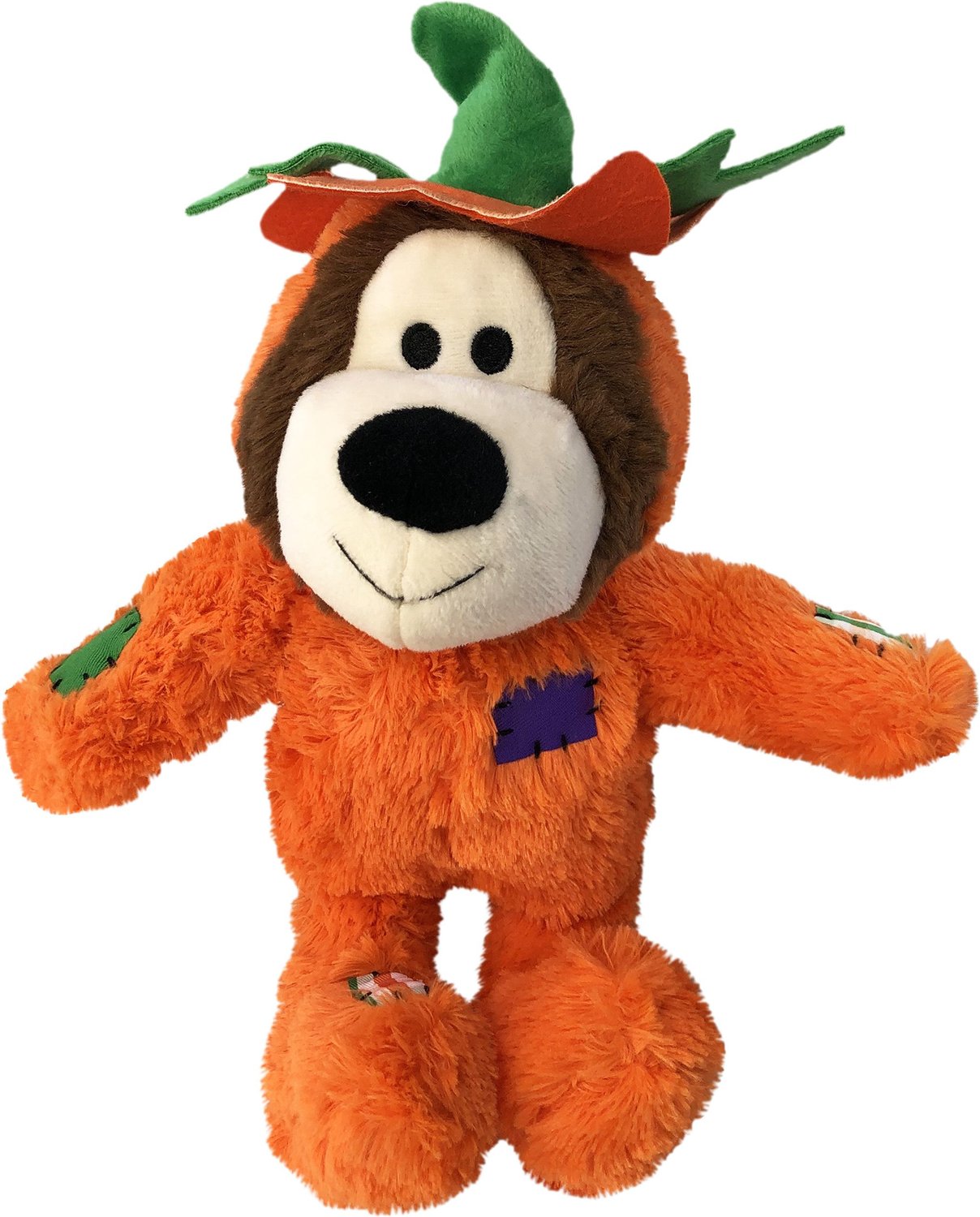 KONG Halloween Wild Knots Pumpkin Bear Dog Toy, Medium/Large