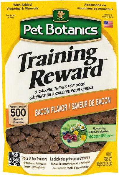 Pet Botanics Training Reward Bacon Flavor Dog Treats, 20-oz bag slide 1 of 4