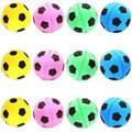 CoCoo Sponge Soccer Ball Bouncy Ferret & Small Pet Toys, 1.5-2-in, 12 count