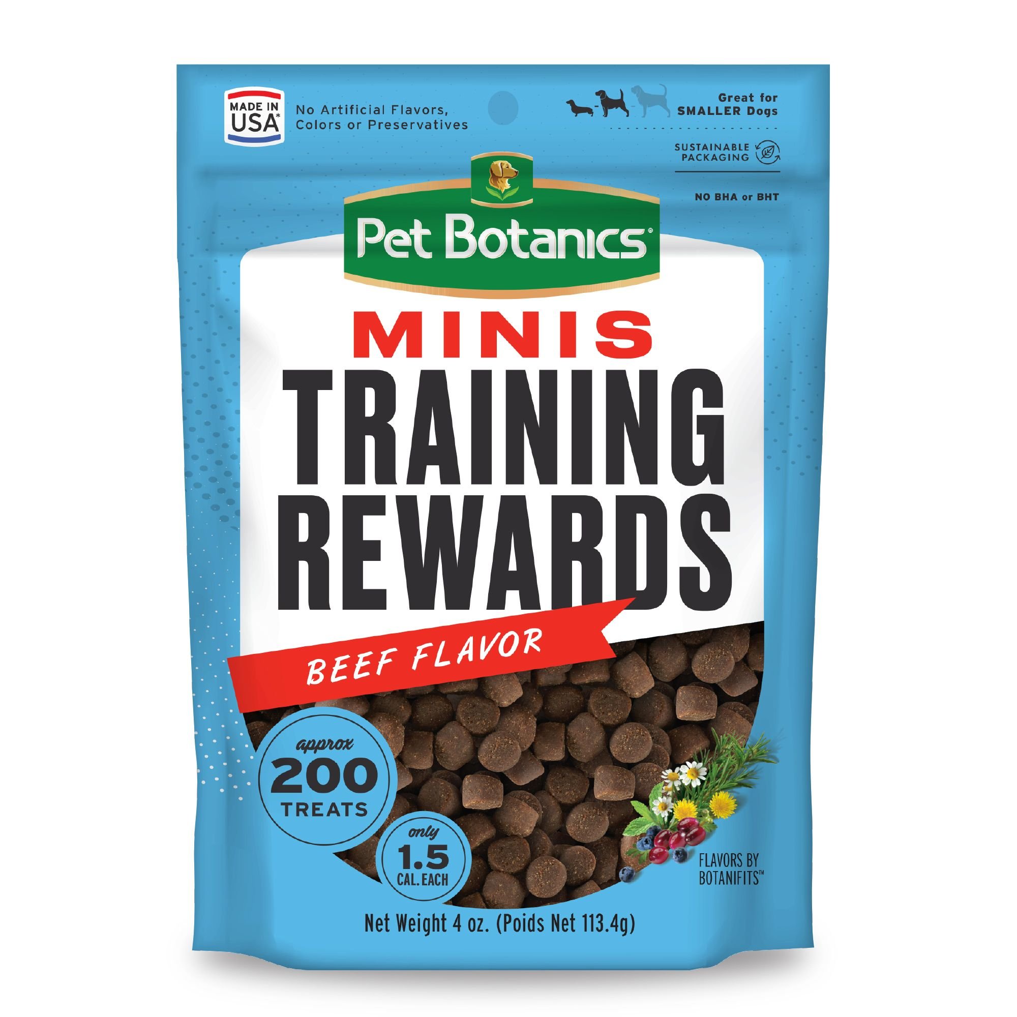 PET BOTANICS Mini Training Reward Beef Flavor Dog Treats Customer