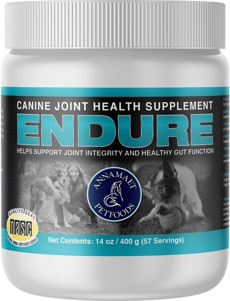 Annamaet Endure Hip & Joint Dog Powder Supplement, 400-g jar slide 1 of 5