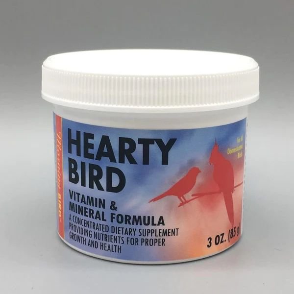 MORNING BIRD Hearty Bird Supplement, 3oz jar