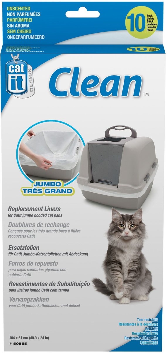 Jumbo cat litter box hot sale liners