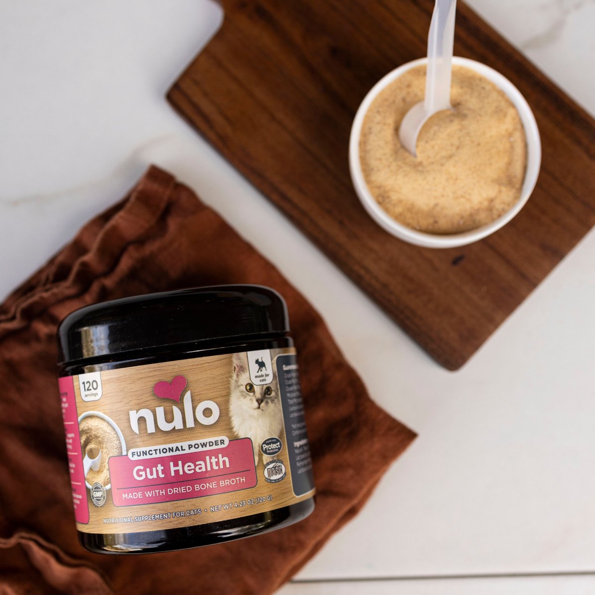 Nulo Functional Gut Health Powder Supplement for Dogs, 4.23-oz