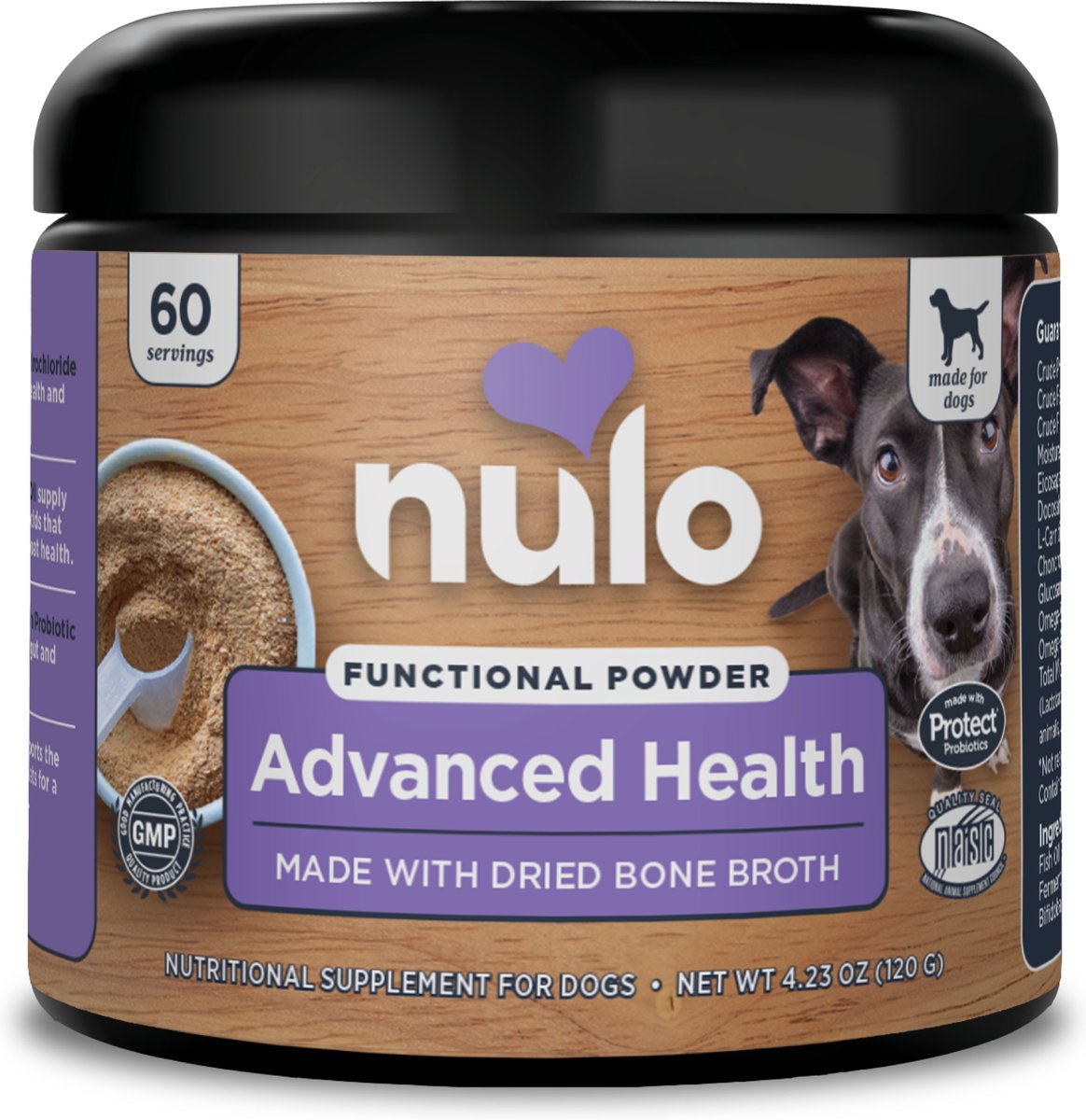 NULO Functional Advanced Health Powder Supplement for Dogs, 4.23