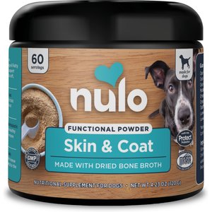Nulo Functional Skin & Coat Powder Supplement for Dogs, 4.23-oz