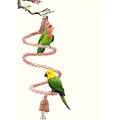 SunGrow Cockatiel & Parakeet Cotton Rope Perch for Bird Cages, Rat & Small Animal Climbing Accessories