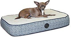 K&H Pet Products Superior Orthopedic Dog Bed, Gray, Paw Bone Print, Small
