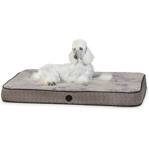 K&H Pet Products Superior Orthopedic Pillow Cat & Dog Bed, Gray, Medium
