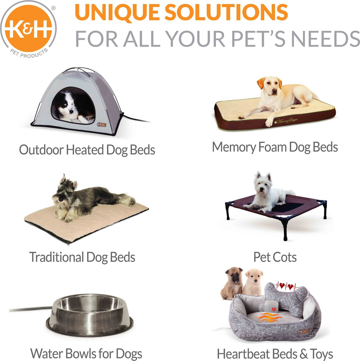 K&h dog outlet beds orthopedic