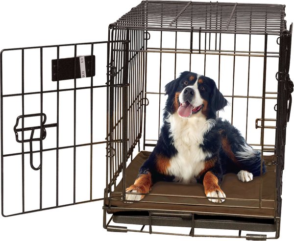 K&H Pet Products Self-Warming Dog Crate Pad, Mocha, Mocha, 37 x 54 in slide 1 of 11