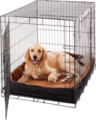 Show full view: K&H Pet Products Self-Warming Dog Crate Pad, Mocha, Mocha, 37 x 54 in slide 2 of 12