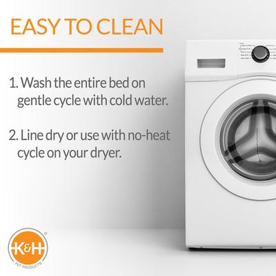 Show full view: K&H Pet Products Self-Warming Dog Crate Pad, Mocha, Mocha, 37 x 54 in slide 5 of 12