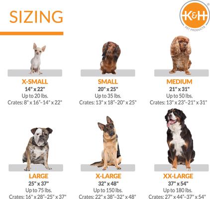 Show full view: K&H Pet Products Self-Warming Dog Crate Pad, Mocha, Mocha, 37 x 54 in slide 6 of 12
