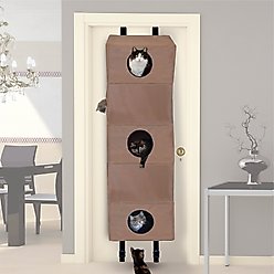 K&H Pet Products Hangin' Cat Condo Door Mounted Cat Furniture 5 Level Heavy Duty Cat Tree for Large Cats