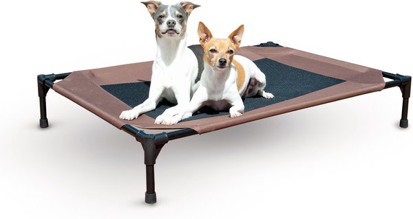 K&H Pet Products Original Pet Cot Elevated Pet Bed, Chocolate, Large slide 1 of 12