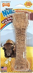 Nylabone Nubz WILD Natural Long Lasting Edible Bison Flavor Dog Chews, X-Large