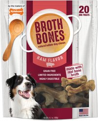 Nylabone Broth Bones for Small Dogs, 20 count