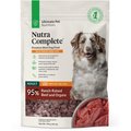 Ultimate Pet Nutrition Nutra Complete Beef Freeze Dog Dry Food, 16-oz bag