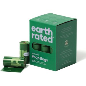 Earth Rated Dog Poop Bags, Refill Rolls, Lavender Scented, 270 Count 