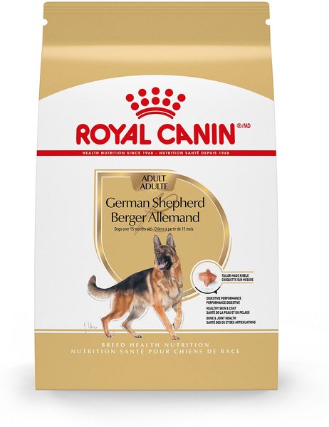 ROYAL CANIN Breed Health Nutrition German Shepherd Adult Dry Dog Food ...