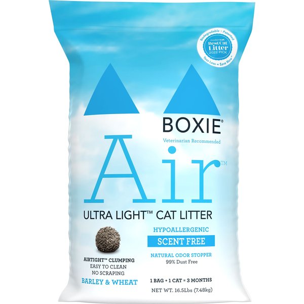 BoxiePro Air™ Lightweight Deep Clean, Probiotic Clumping Litter, 11.5 –  Boxiecat