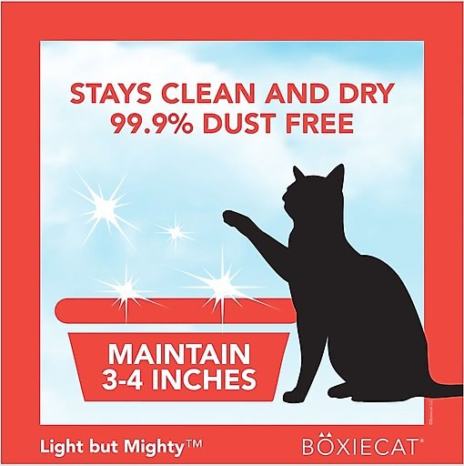 Boxiecat Air Lightweight Extra Strength Unscented Clumping Cat Litter, 16.5-lb bag