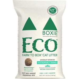 Boxiecat Eco Farm to Box Premium Ultra Sustainable Clumping Cat Litter, 16.5-lb bag