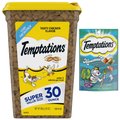 Temptations Classic Tasty Chicken Flavor, 30-oz tub + MixUps Meowmaid Salmon & Tuna Flavors Soft & Crunchy Cat Treats