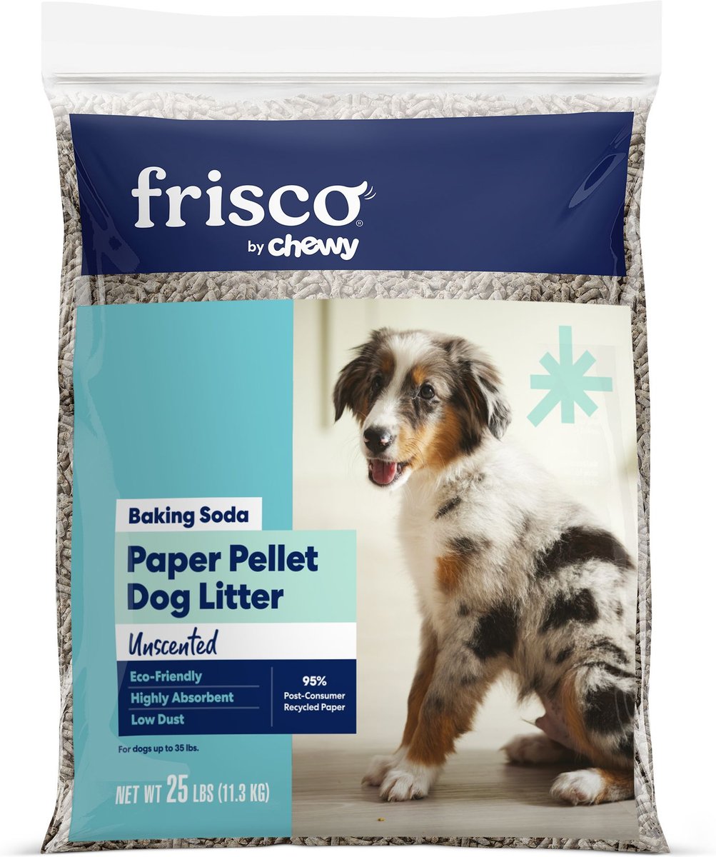 FRISCO Paper Pellet Dog Litter 25 lb bag Chewy