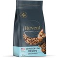 Reveal Natural Complete & Balanced Grain-Free Whitefish Recipe Dry Cat Food, 3-lb bag