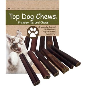 TOP DOG CHEWS Collagen Sticks Natural Dog Treats, 6-in, case of 6