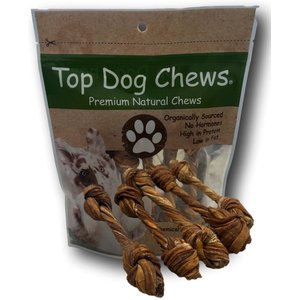 Top Dog Chews Beef Tripe Bones Natural Dog Treats, case of 5