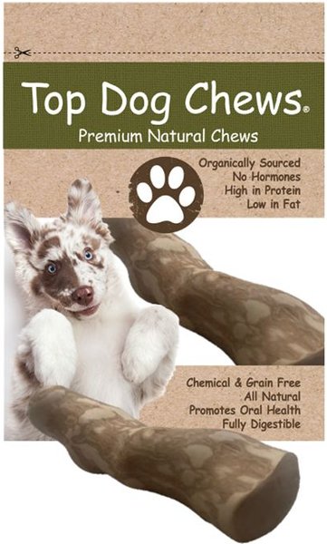 TOP DOG CHEWS Coffee Wood Chew Dog Treats Large Chewy