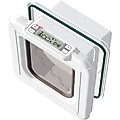 Cat Mate Elite Super Selective Microchip & I.D. Disc Cat Flap, White