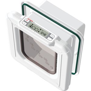 Cat Mate Elite Super Selective Microchip & I.D. Disc Cat Flap, White