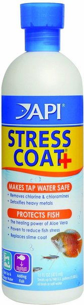 API Stress Coat Aquarium Water Conditioner, 16-oz bottle, bundle of 2 slide 1 of 11