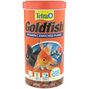 TetraFin Goldfish Flakes Fish Food, 7.06-oz jar, bundle of 2