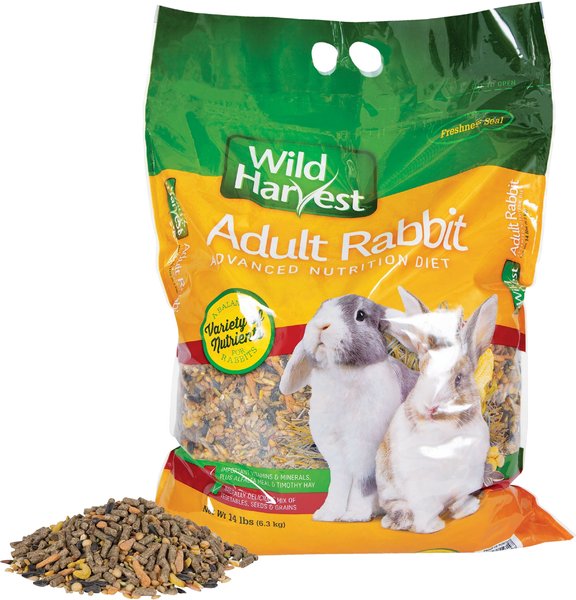 Wild Harvest Advanced Nutrition Adult Rabbit Food, 14-lb bag, bundle of 2 slide 1 of 9