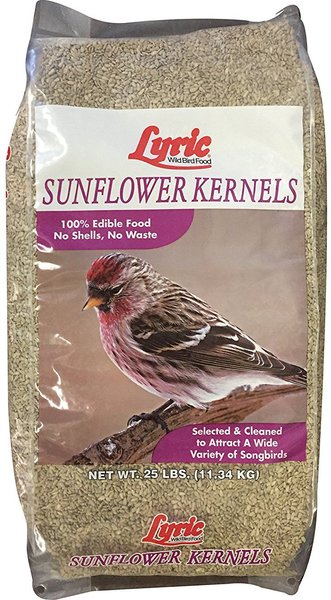 Lyric Sunflower Kernels Wild Bird Food, 25-lb bag, bundle of 2 slide 1 of 6