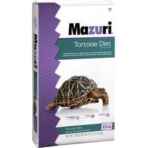 Mazuri Original 5M21 Tortoise Food, 25-lb bag, bundle of 2