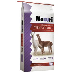 Mazuri Alpaca & Llama Maintenance Alpaca & Llama Food, 50-lb bag, bundle of 2