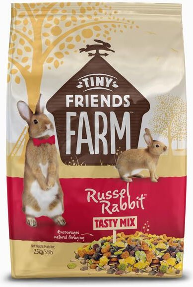 Tiny Friends Farm Russel Rabbit Food, 5.5-lb bag, bundle of 2 slide 1 of 4