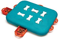 Nina Ottosson by Outward Hound Casino Puzzle Game Dog Toy, Green & Orange