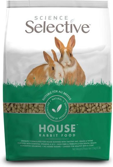Science Selective House Rabbit Food, 3.3-lb bag, bundle of 2 slide 1 of 8