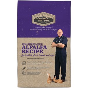 Dr. Pol Healthy Balance Alfalfa Recipe Rabbit Food, 30-lb bag, 2 count