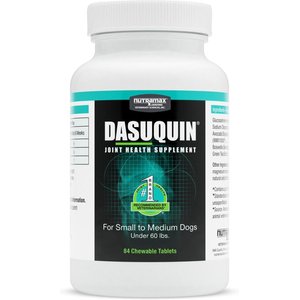Nutramax Dasuquin Chewable Tablets Joint Health Supplement for Small & Medium Dogs, 84 count