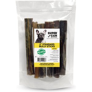 HDP Curly Superchew Bully Sticks Dog Treats, 25 count